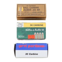 Assorted 30 Carbine Ammunition