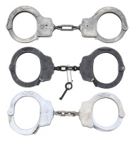 Three Sets of Vintage Peerless Handcuff Co. Handcuffs by Smith & Wesson