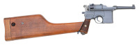 Mauser C96 Bolo Semi-Auto Pistol with Matching Holster-Stock