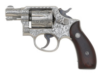 Lovely Factory Class A Engraved Smith & Wesson 38 M&P Hand Ejector Revolver - 2