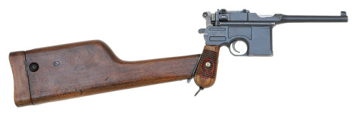 German Army Mauser C96 Red Nine Semi-Auto Pistol