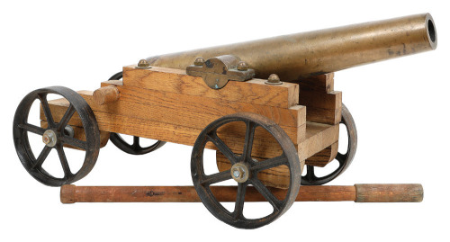 Attractive Unmarked Brass Muzzleloading Signal Cannon