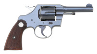Colt Official Police Double Action Revolver with U.S. Acceptance Markings
