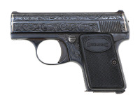 Engraved Browning Baby Semi-Auto Pistol by David Wade Harris - 2