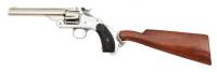 Smith & Wesson New Model No. 3 Single Action Revolver with Desirable Factory Shoulder Stock