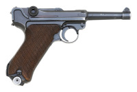 German P.08 Luger 42-Coded Pistol by Mauser with Matching Magazines - 2