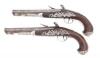 Attractive Pair of British Silver-Mounted Flintlock Belt Pistols by Wilson - 3