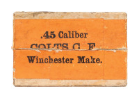 Collectible Winchester .45 Cal Colt Model 1878 D.A. Cartridge Box - 2
