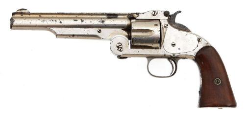 Rare Smith & Wesson No. 3 First Model Russian Revolver with 6 1/4" Barrel