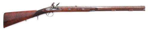 Fine British Flintlock Single Shot Stalking Rifle by Staudenmayer