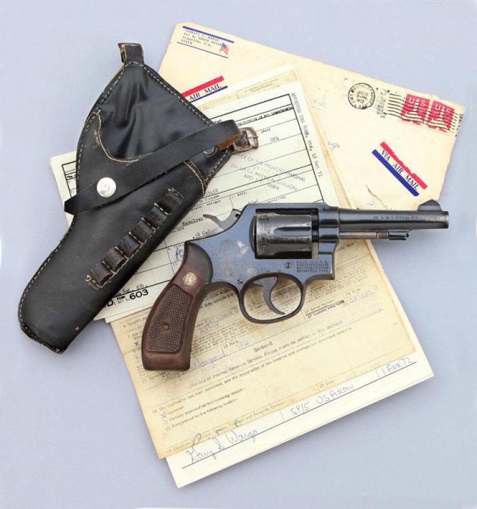 Usaf Model 10 Revolver U.S. Army Contract Smith & Wesson Model 10-5 Double Action Revolver ...