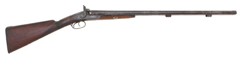 British Percussion Double Fowler by I. Hollis & Sons
