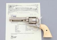 Custom Engraved Colt Single Action Army Identified to Texas Ranger W.D. Blackmon