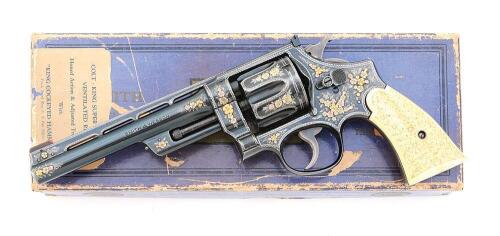 Smith & Wesson Prewar 38/44 Outdoorsman King Modified and Kuhl Engraved Revolver
