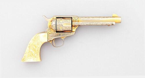 Custom Engraved Colt Single Action Army Revolver