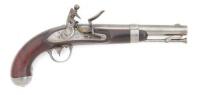 Fine U.S. Model 1836 Flintlock Pistol by Johnson
