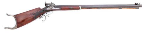 Wisconsin Percussion Halfstock Schuetzen Rifle by Meunier
