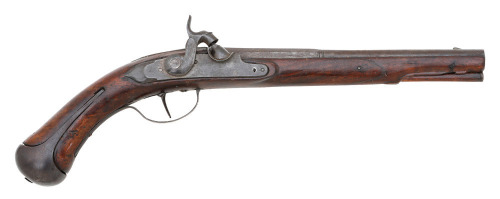 European Percussion-Converted Holster Pistol