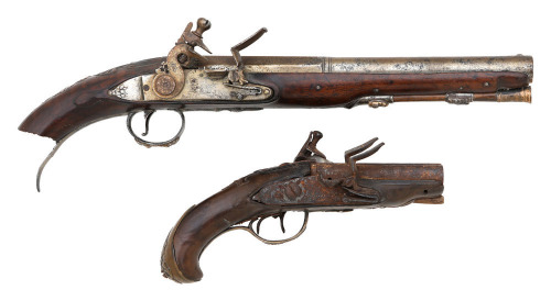 Pair of European Flintlock Pistols