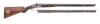 British Percussion Double Rifle-Shotgun Two Barrel Set by Deane