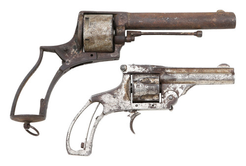 Pair of Antique Belgian Revolvers