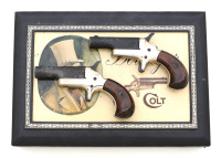 Cased Pair of Colt Lord Single Shot Deringers - 2