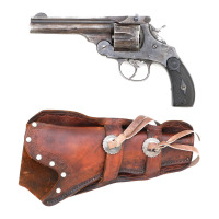 Unmarked Top Break Double Action Revolver - 2