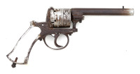 Belgian Double Action Pinfire Revolver