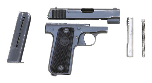 French Model 17 Unique Semi-Auto Pistol with German Acceptance Marks