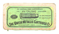 Collectible .44 Cal UMC Winchester Cartridges