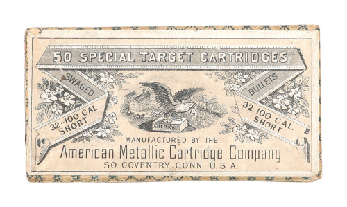 Collectible American Metallic Cartridge Co 32 Short Special Target Cartridges