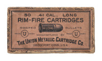 Desirable Box of Collectible UMC .41 Long RF Cartridges