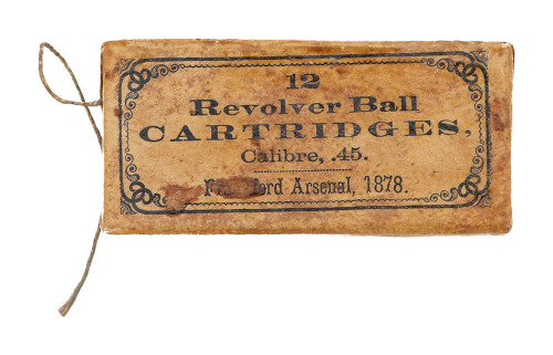 Collectible Frankford Arsenal 1878-Dated .45 Cal Revolver Ball Cartridges