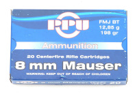 PPU 8mm Mauser Ammunition