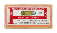 Collectible Peters .32 Colt Auto Cartridges