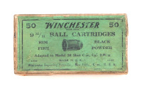 Collectible Winchester 9mm Black Powder Ball RF Cartridges