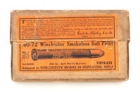 Collectible Winchester .40-72 Smokeless Soft Point Cartridges
