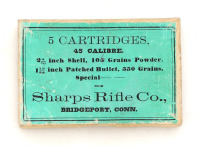 Collectible and Desirable .45-105-550 Sharps Cartridges
