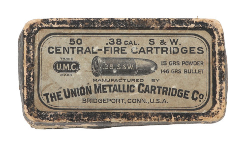 Collectible UMC 38 S&W Cartridges