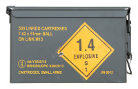 7.62x51mm Ball Sealed Ammunition Can