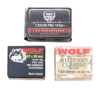 Wolf and MFS 7.62x39mm Ammunition