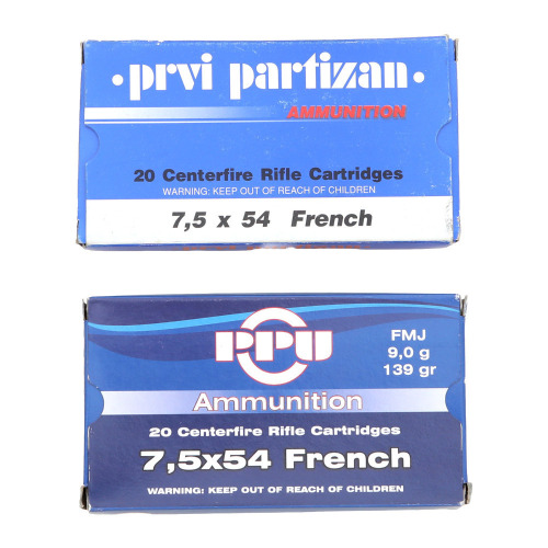 PPU 7.5x54 French Ammunition
