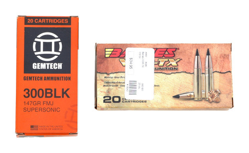 Gemtech and Barnes 300 Blackout Ammunition