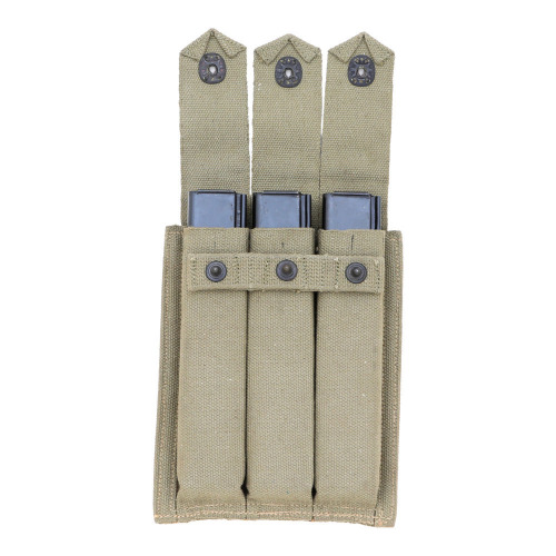 USMC Thompson Magazine Pouch with Three Thompson Magazines