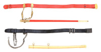 Lot of American Fraternal Sword Scabbard & Belts