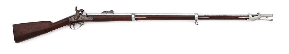Rare U.S. Model 1851 Percussion Cadet Musket, Rifled and Sighted by ...