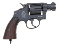 Scarce and Desirable Smith & Wesson Victory Model Revolver with Factory Letter