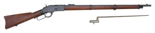 Winchester Model 1873 Lever Action Musket with Bayonet