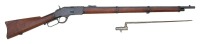 Winchester Model 1873 Lever Action Musket with Bayonet