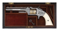 Striking Cased and Engraved Smith & Wesson No. 2 Army Revolver
